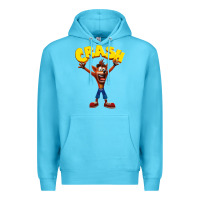 Ocean Blue crash bandicoot Premium Hoodie - artisFamous