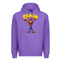 Purple crash bandicoot Premium Hoodie - artisFamous