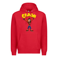 Red crash bandicoot Premium Hoodie - artisFamous
