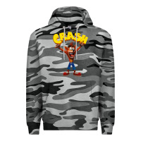 Slate Camo crash bandicoot Premium Hoodie - artisFamous