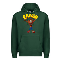 Sports Green crash bandicoot Premium Hoodie - artisFamous