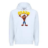 White crash bandicoot Premium Hoodie - artisFamous