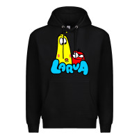 Black larva cartoon Premium Hoodie - artisFamous