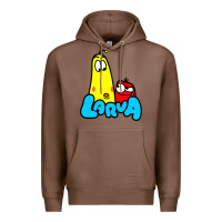 Chestnut larva cartoon Premium Hoodie - artisFamous