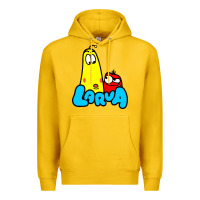 Lemon larva cartoon Premium Hoodie - artisFamous
