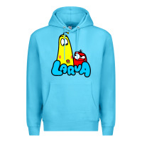 Ocean Blue larva cartoon Premium Hoodie - artisFamous