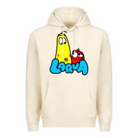 Tofu larva cartoon Premium Hoodie - artisFamous