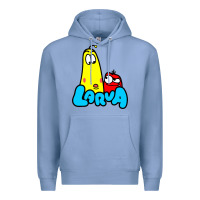 Colony Blue larva cartoon Premium Hoodie - artisFamous