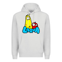 Dove Grey larva cartoon Premium Hoodie - artisFamous