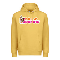 Antique Gold dilla' donuts Premium Hoodie - artisFamous