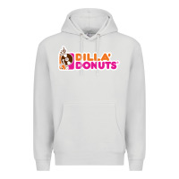 Dove Grey dilla' donuts Premium Hoodie - artisFamous
