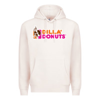 Pale Pink dilla' donuts Premium Hoodie - artisFamous
