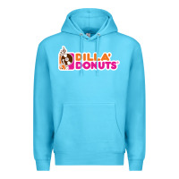 Ocean Blue dilla' donuts Premium Hoodie - artisFamous
