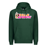 Sports Green dilla' donuts Premium Hoodie - artisFamous