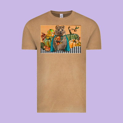 Fall Quokka Vintage Tee Designed By Lillyallendesigns