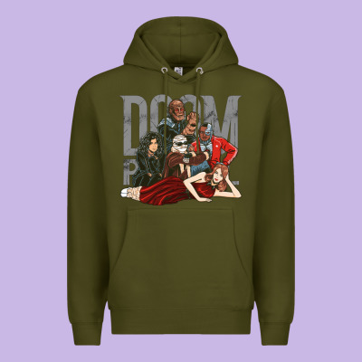 Doom Breakfast Patrol Premium Hoodie Designed By Artisfamous
