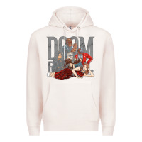 Pale Pink doom breakfast patrol Premium Hoodie - artisFamous