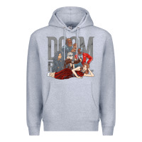 Heather Grey doom breakfast patrol Premium Hoodie - artisFamous