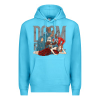 Ocean Blue doom breakfast patrol Premium Hoodie - artisFamous