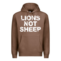 Chestnut lions not sheep Premium Hoodie - artisFamous