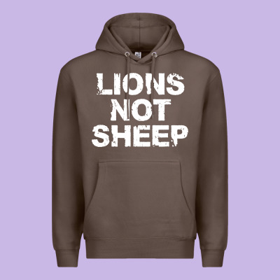 Lions Not Sheep Premium Hoodie Designed By Artisfamous