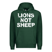 Sports Green lions not sheep Premium Hoodie - artisFamous
