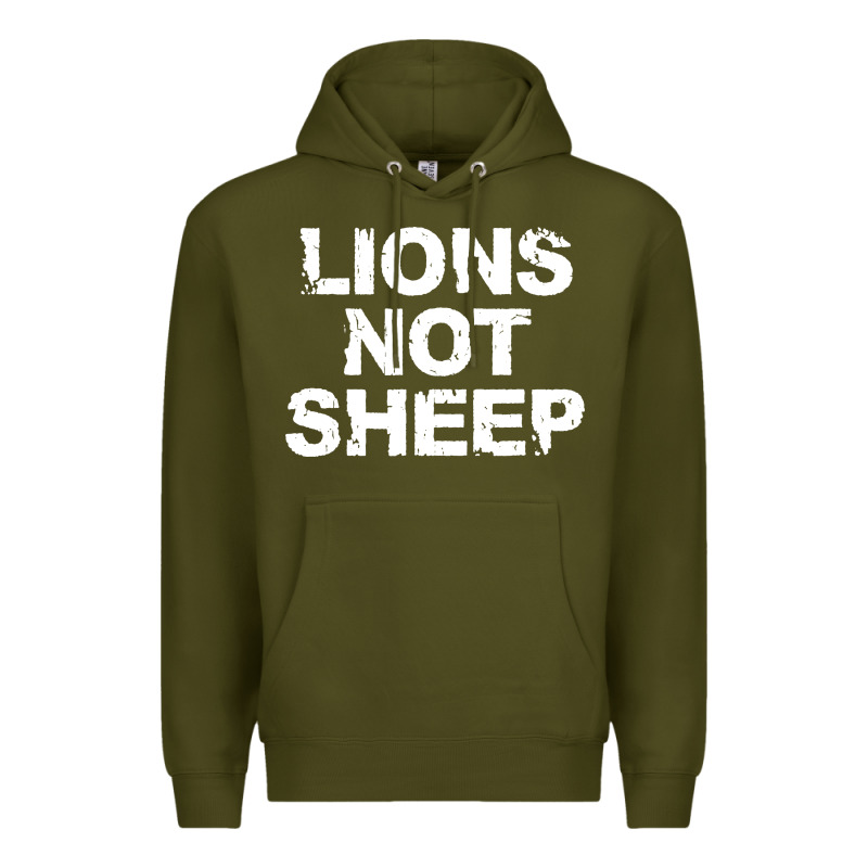 Lions Not Sheep Premium Hoodie by artisFamous | Teevron