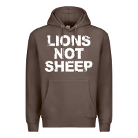 Coffee lions not sheep Premium Hoodie - artisFamous