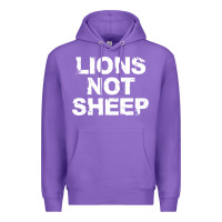 Purple lions not sheep Premium Hoodie - artisFamous