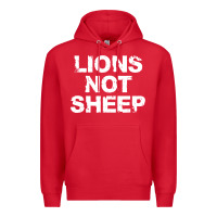 Red lions not sheep Premium Hoodie - artisFamous