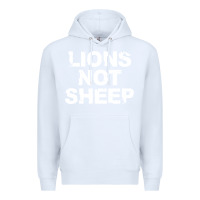White lions not sheep Premium Hoodie - artisFamous