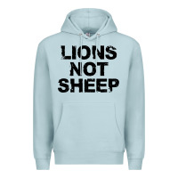 Blue Mist lions not sheep Premium Hoodie - artisFamous