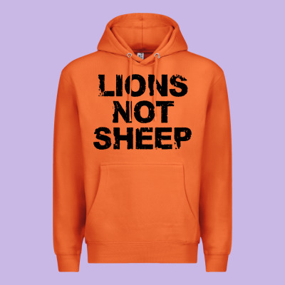 Lions Not Sheep Premium Hoodie Designed By Artisfamous