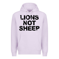 Lilac lions not sheep Premium Hoodie - artisFamous