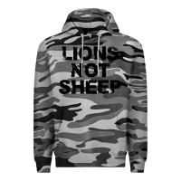 Slate Camo lions not sheep Premium Hoodie - artisFamous