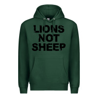 Sports Green lions not sheep Premium Hoodie - artisFamous