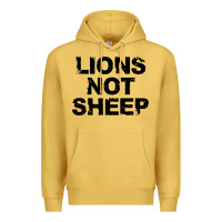 Antique Gold lions not sheep Premium Hoodie - artisFamous
