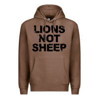 Chestnut lions not sheep Premium Hoodie - artisFamous