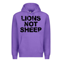Purple lions not sheep Premium Hoodie - artisFamous