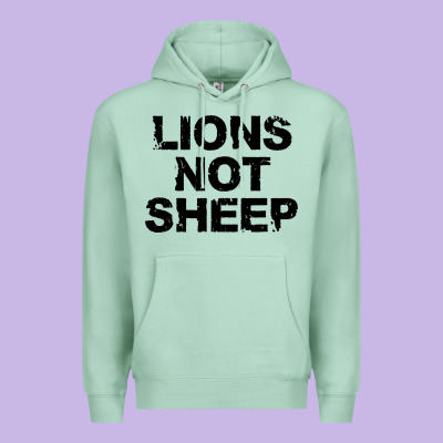 Lions Not Sheep Premium Hoodie Designed By Artisfamous
