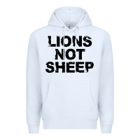 White lions not sheep Premium Hoodie - artisFamous