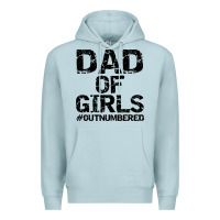 Blue Mist dad of girls Premium Hoodie - artisFamous