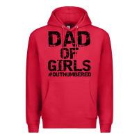 Cardinal dad of girls Premium Hoodie - artisFamous