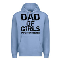 Colony Blue dad of girls Premium Hoodie - artisFamous