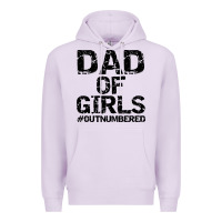 Lilac dad of girls Premium Hoodie - artisFamous