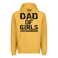 Mustard dad of girls Premium Hoodie - artisFamous