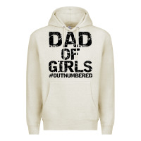 Oatmeal Heather dad of girls Premium Hoodie - artisFamous