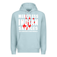 Blue Mist merciless indian savages Premium Hoodie - artisFamous