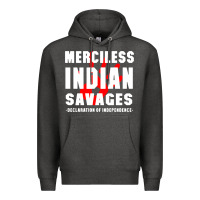 Charcoal Heather merciless indian savages Premium Hoodie - artisFamous