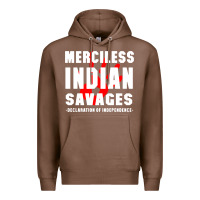 Chestnut merciless indian savages Premium Hoodie - artisFamous